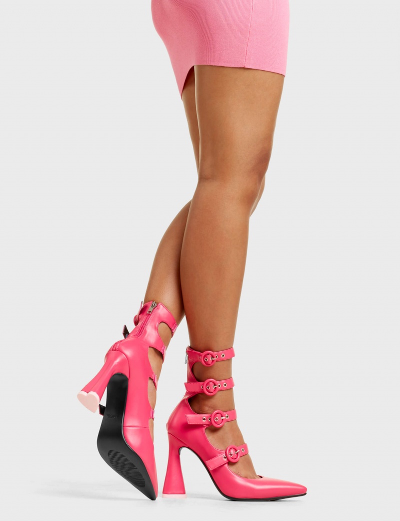Lamoda Dollface Plattform Heels Fuchsie | 196530-DEI