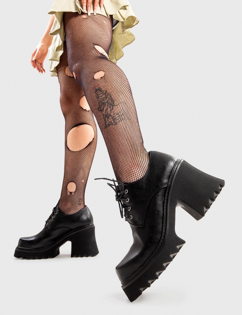 Lamoda Passing By Chunky Shoes Schwarz | 570214-IWT
