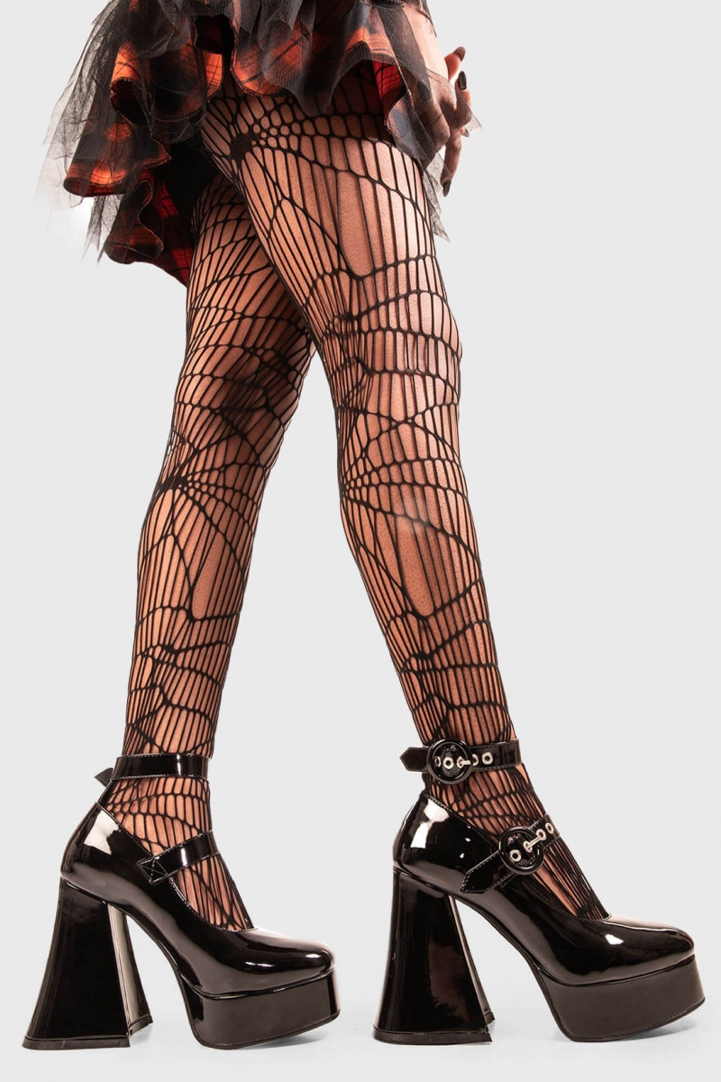 Lamoda Spoil Me Plattform Heels Schwarz | 923586-JUF