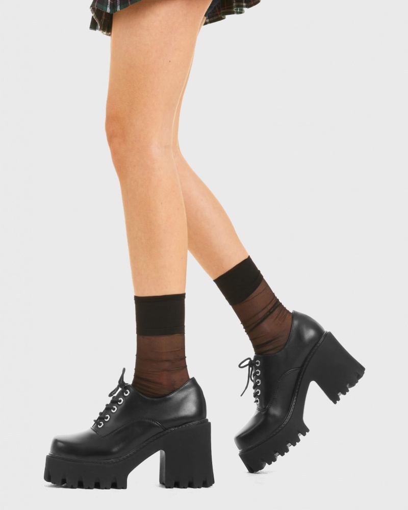 Lamoda Temptation Chunky Plattform Shoes Schwarz | 857194-UMR