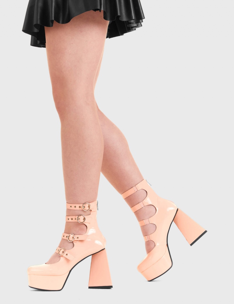 Lamoda True Romance Plattform Heels Rosa | 845901-WYJ